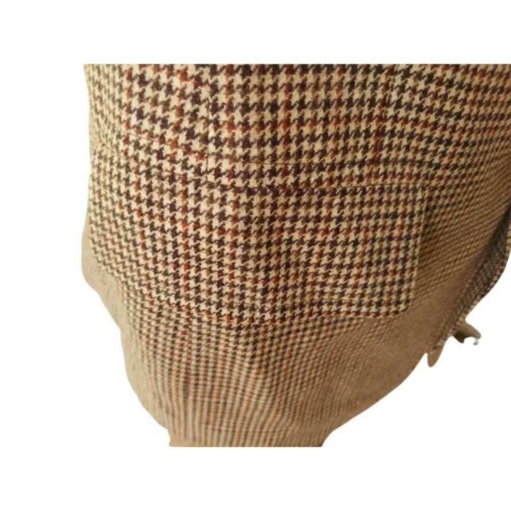VTG HART, SCHAFFNER, & MARX Houndstooth Sport Coat Jacket Size 44 Regular? USA - Picture 9 of 12